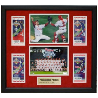 Phillies 2008 World Series Champes with Tickets