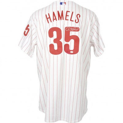 Cole Hamels Signed Jersey