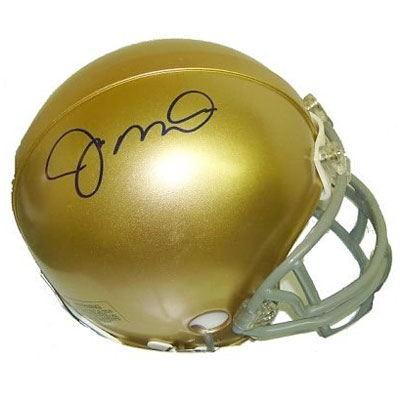 Joe Montana Signed Notre Dame Helmet