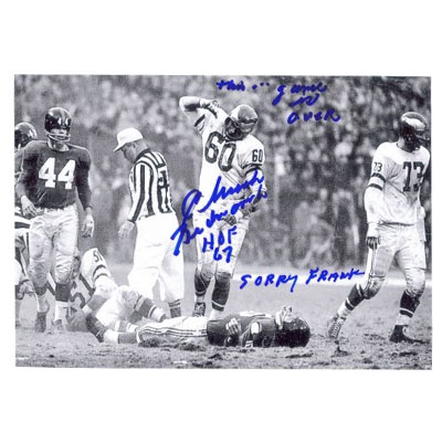 Chuck Bednairik Signed Photo