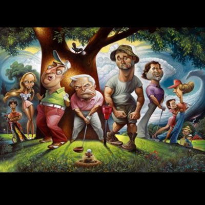 Caddyshack Framed Print