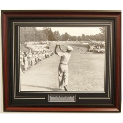Ben Hogan Framed Photo with Engraved Signature
