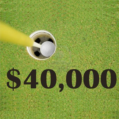 $40,000 of Hole-in-One Insurance Coverage