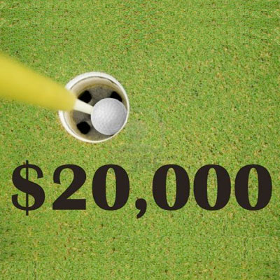 $20,000 of Hole-in-One Insurance
