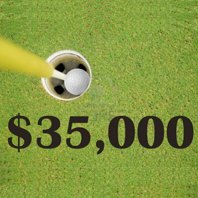 $35,000 of Hole-in-One Insurance Coverage