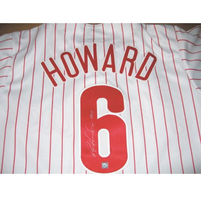 Ryan Howard Signed Jersey