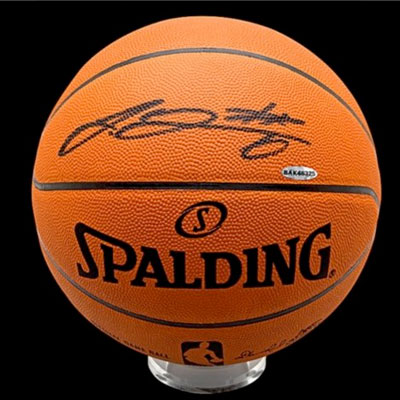 Lebron James Signed Basketball