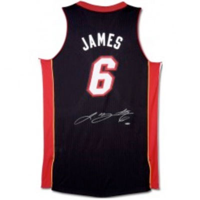 Lebron James Signed Jersey