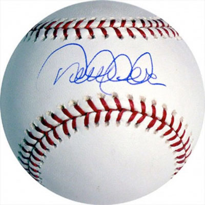 Derek Jeter Signed Baseball