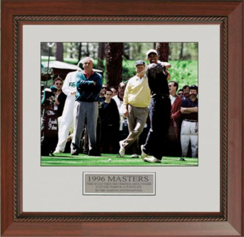 Framed Photo of Palmer, Nicklaus and Woods