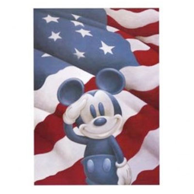 Patriotic Mickey Mouse