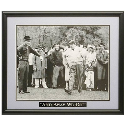 Framed Photo of Arnold Palmer and Jackie Gleason