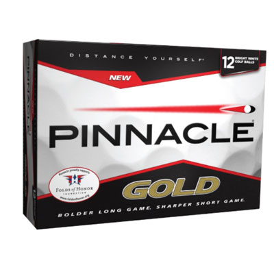 Pinnacle Gold Golf Balls – $6.35 per sleeve of 3 Golf balls