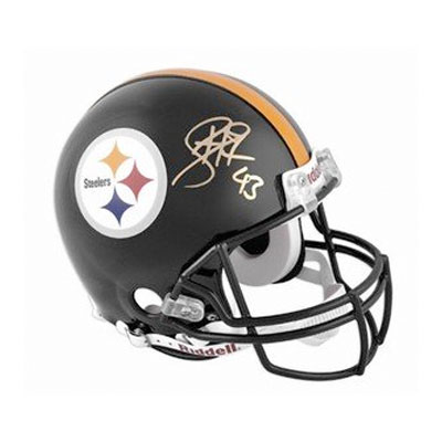 Troy Polamalu Signed Helmet