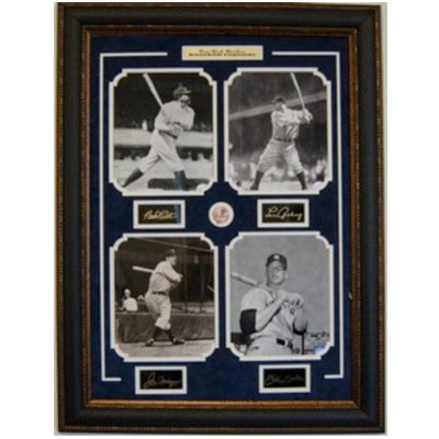 Ruth, Gehrig, Dimaggio and Mantle