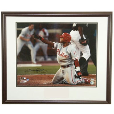 Jimmy Rollins Signed Photo