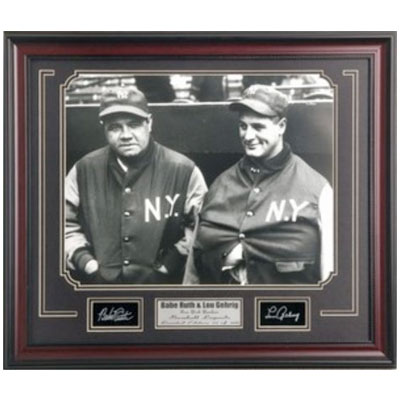 Babe Ruth and Lou Gehrig Photo