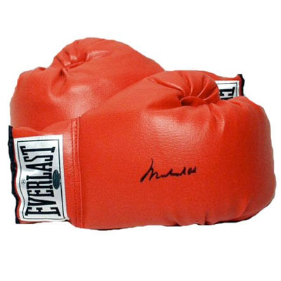 Ali Signed Boxing Gloves
