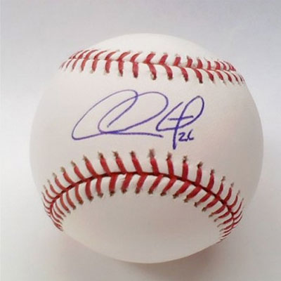 Chase Utley Signed Baseball