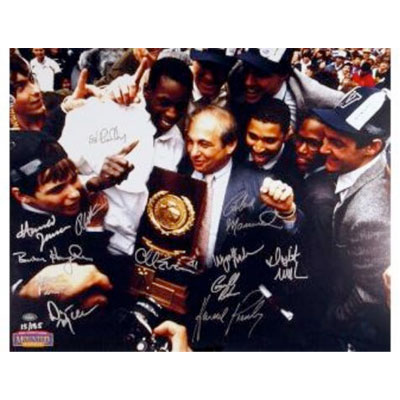 Villanova 1985 Team Signed NCAA Champs