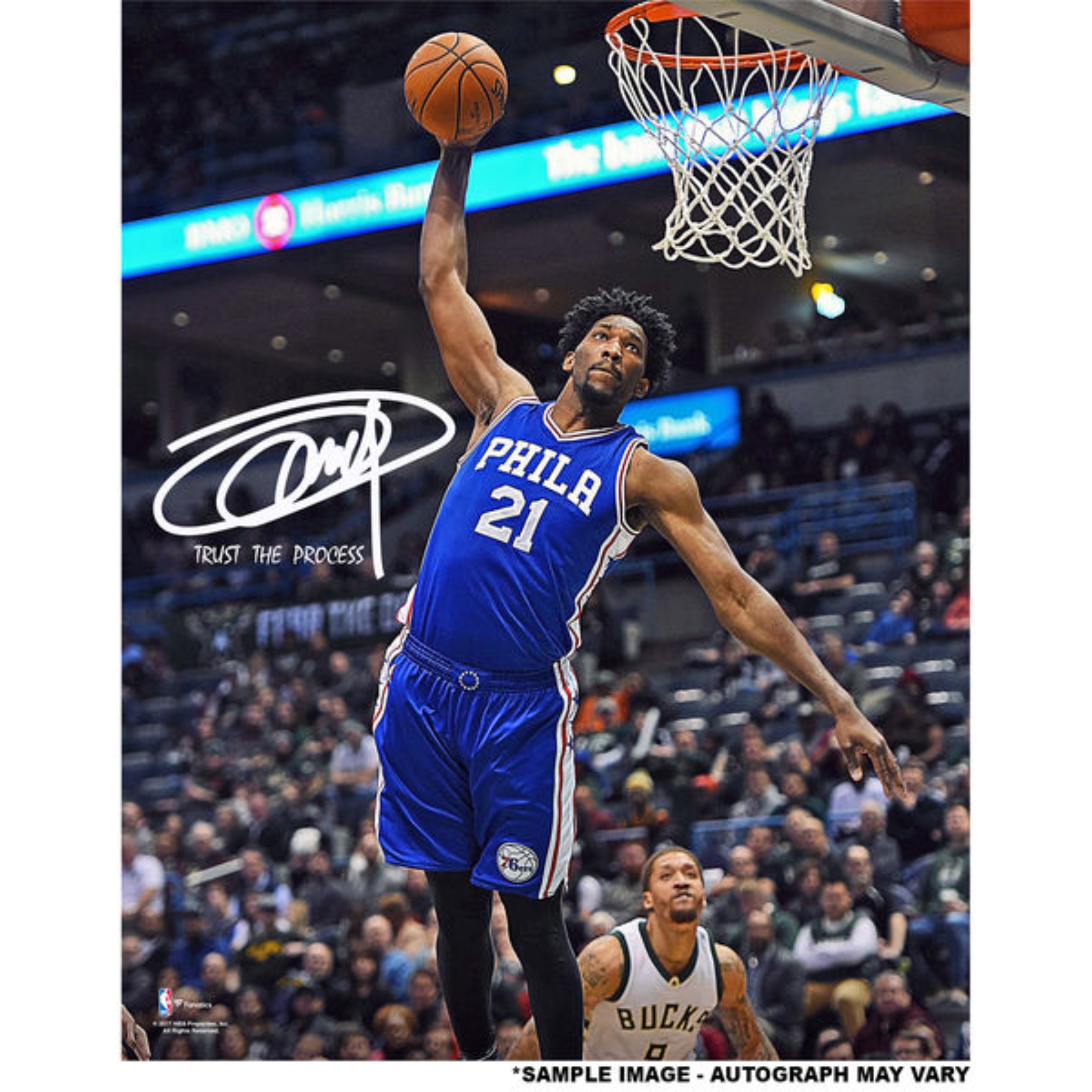 Joel Embiid Signed Photo