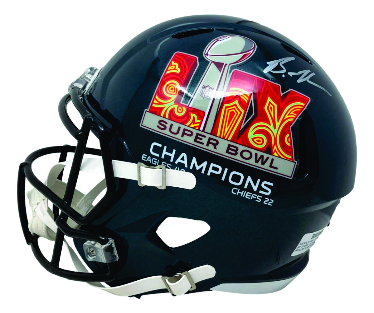 Brandon Graham signed helmet