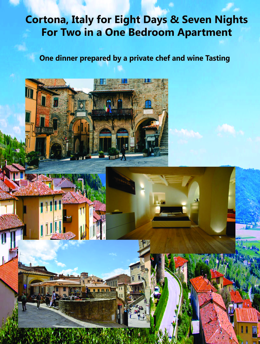 Cortona Italy 7 days & 6 Nights for Two