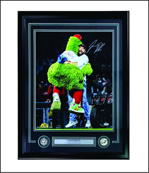 Jason Kelce signed photo