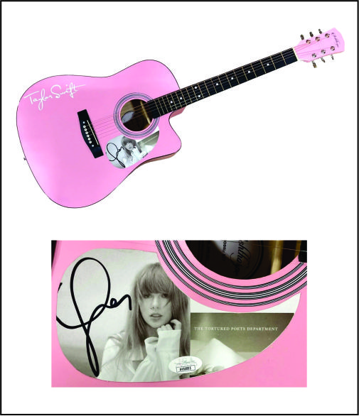 Taylor Swift signed guitar